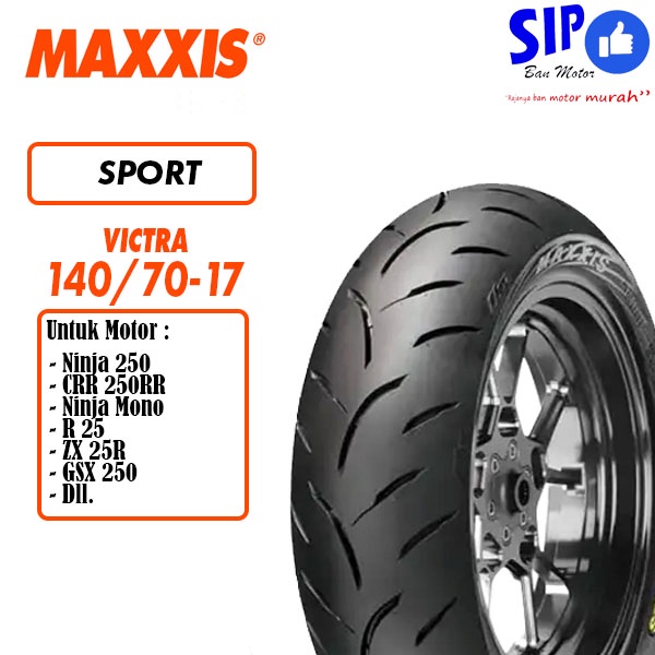 Ban motor sport Maxxis Victra 140 70 17 tubeless S98 ST