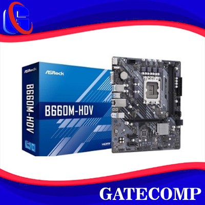 ASRock B660M-HDV DDR4 (LGA 1700, B660M, DDR4, USB3.2, SATA3)