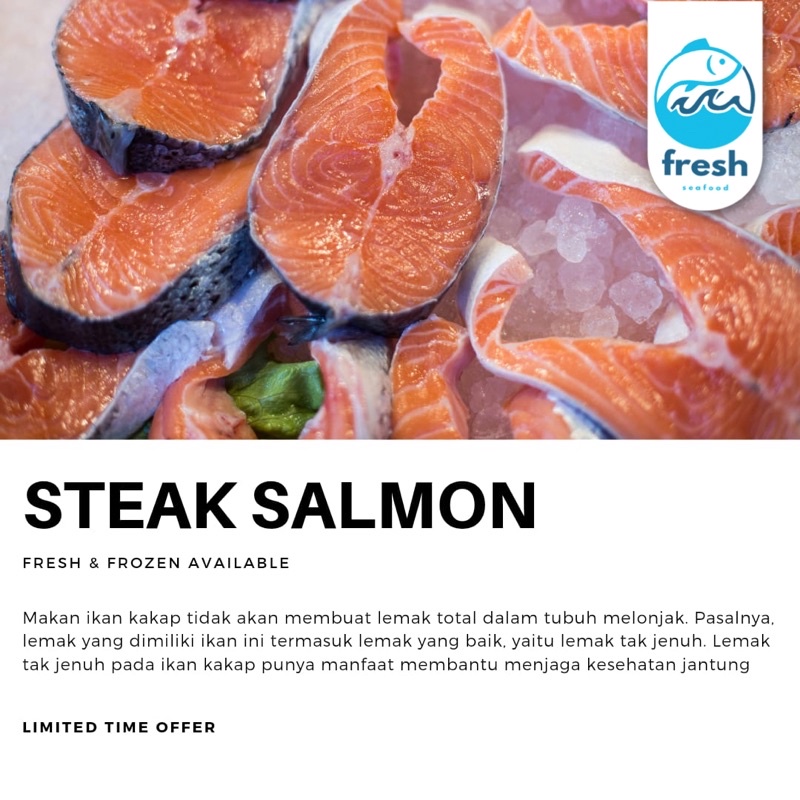 

SALMON STEAK RUSSIA 500gr