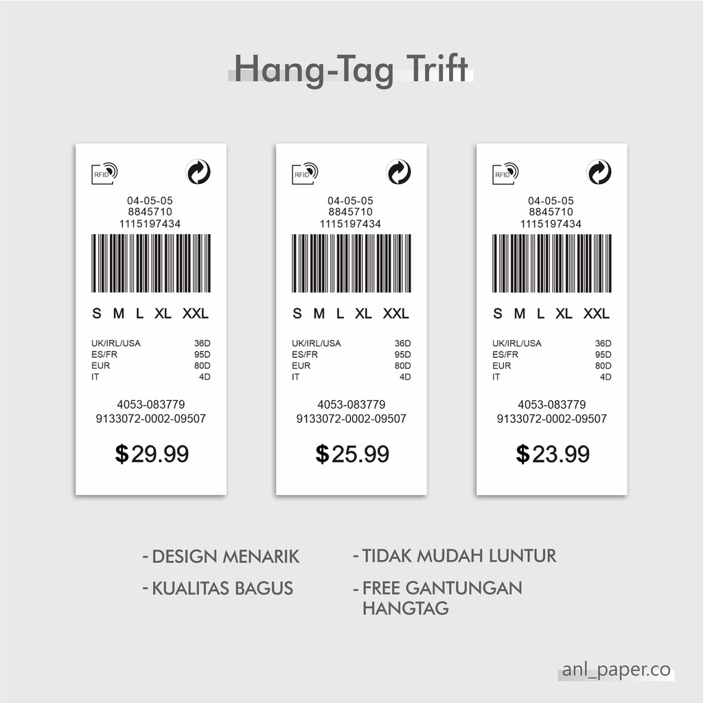 

Hang Tag Desain Price Tag Label Baju Hangtag Toko Hangtag Logo Stiker Merek Label Lebel Olshop Jualan Bisnis Fashion Tali Hantag Usaha Toko Murah Smlxl