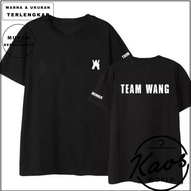 KAOS got7 jackson team wang belakang depan logo - team member ta