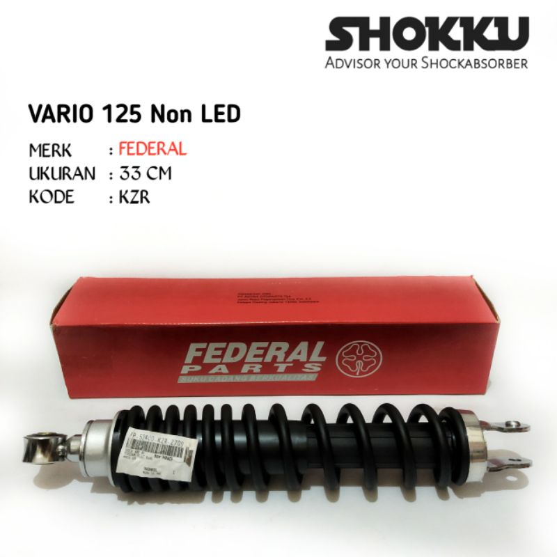 Shock belakang vario 125 / 150 merk federal part ( astra otoparts)