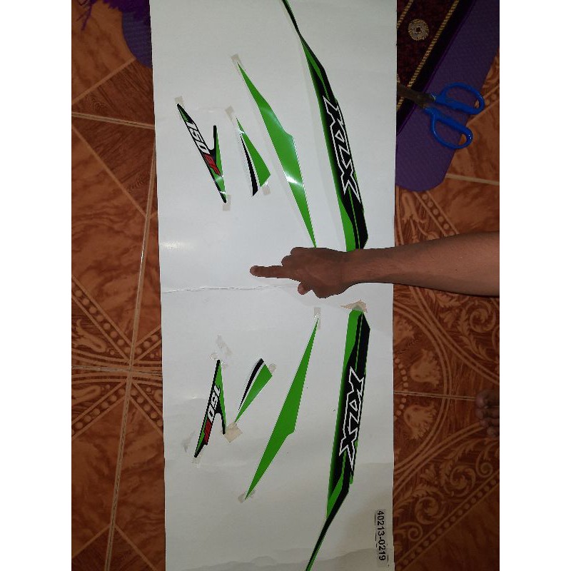 striping klx bf hijau original