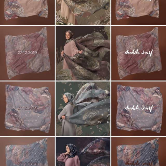 ANAHITA scarf  BY ISKANTI