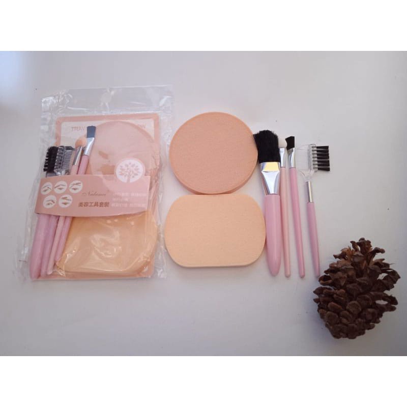 KUAS SPON SET KUAS MAKE UP 6in1