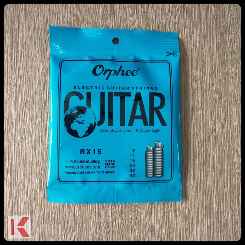 Senar Gitar Elektrik Orphee RX15