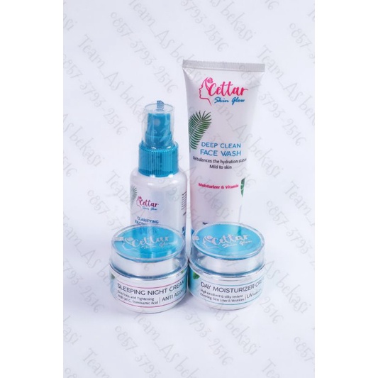 PAKET CETTAR GLOWING FREE HB DOSTING CETTAR