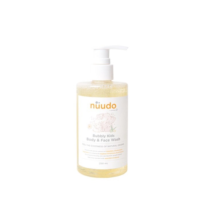 Nuudo Bubbly Kids Body and Face Wash 250ml