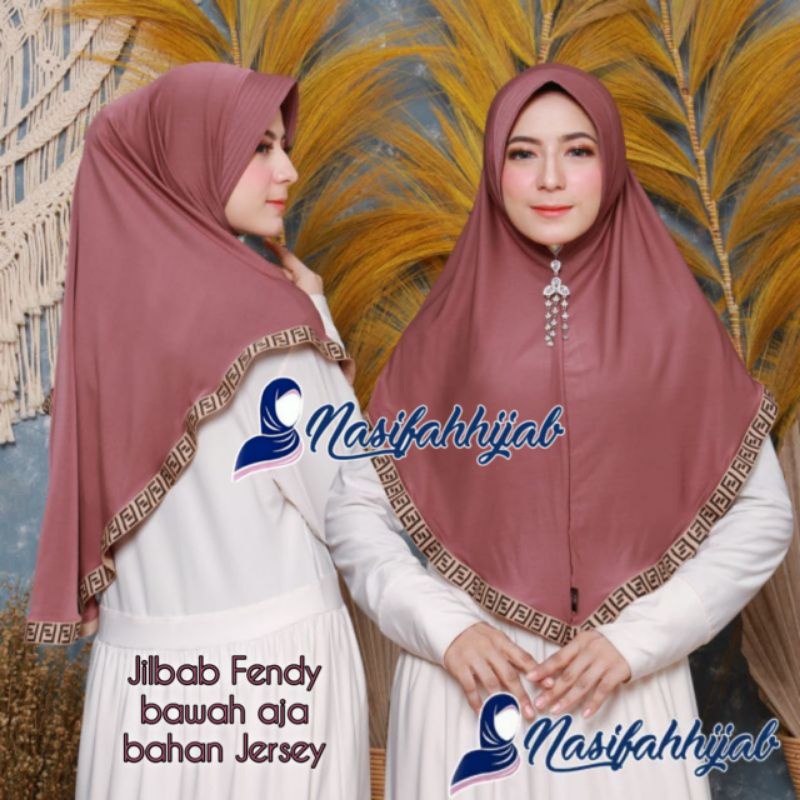 Jilbab FENDY BAWAH AJA hijab Instan fendy || Nasifahhijab2-2