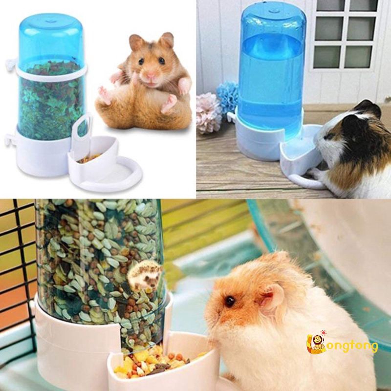 Tempat Makan Minum Hewan Peliharaan Kecil Otomatis Untuk Hamster
