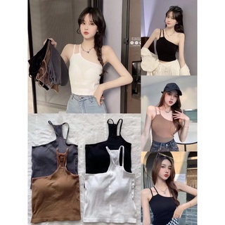 TJM BR268 Bra Bh Tanktop Crop Top 2 Tali Samping Pakaian Dalam Wanita Cewek Korea Tank Top Cup