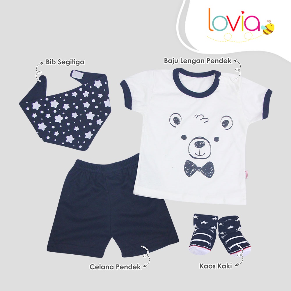 Kiddy Baju Set Bayi  / Baby Set Bayi / Kado Lahiran Lengkap Lucu /  Gift Set Cute Bunny / 10011