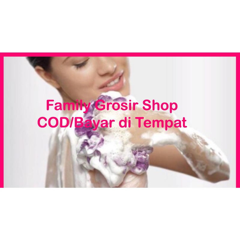 SHOWER PUFF / SPON MANDI / pelengkap sabun / mandi mewah