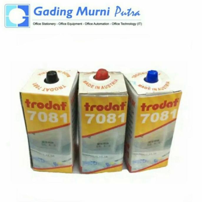

Ready oke] Tinta Stempel trodat 7081 Permanen