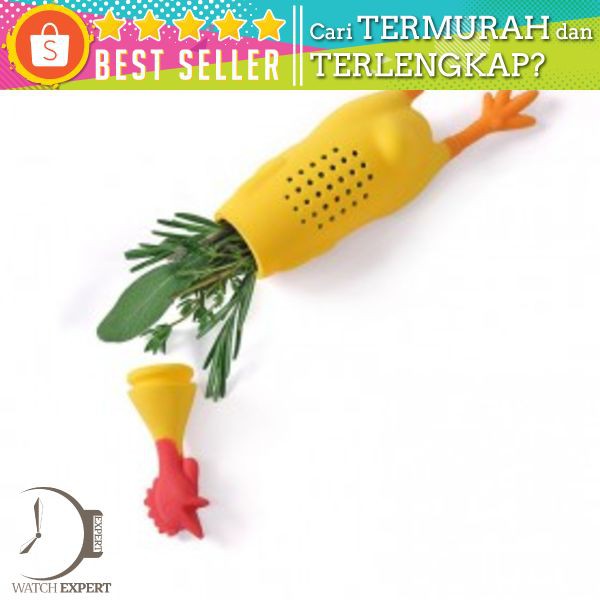 Saringan Infuser Container Ramuan Herbal Model Ayam - Yellow