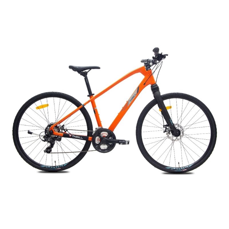 sepeda mtb hybrid 700C Thrill Volare 4.0