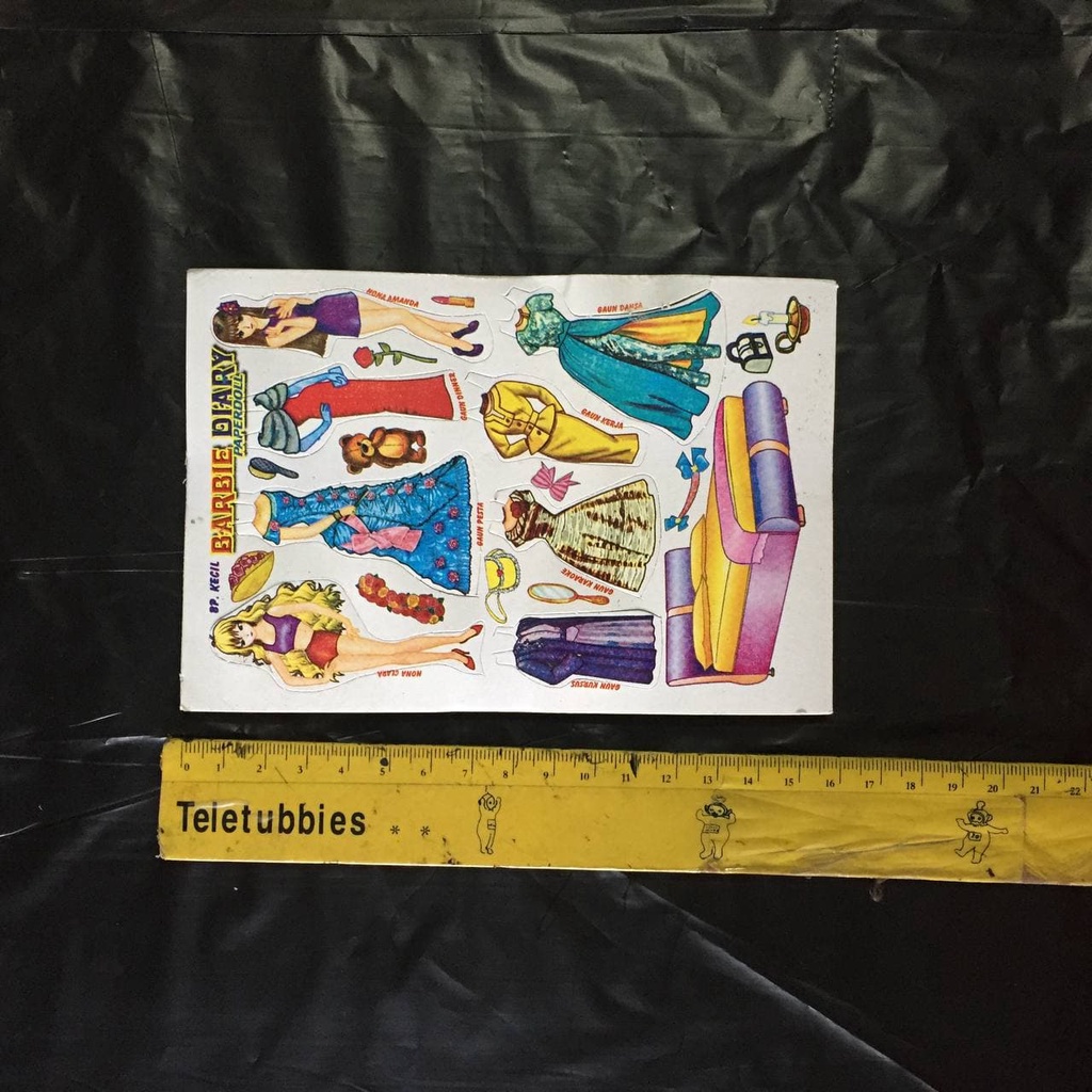 Mainan Anak Paperdoll BP Bongkar Pasang Boneka Kertas Jadul Jaman Dulu 90an-5