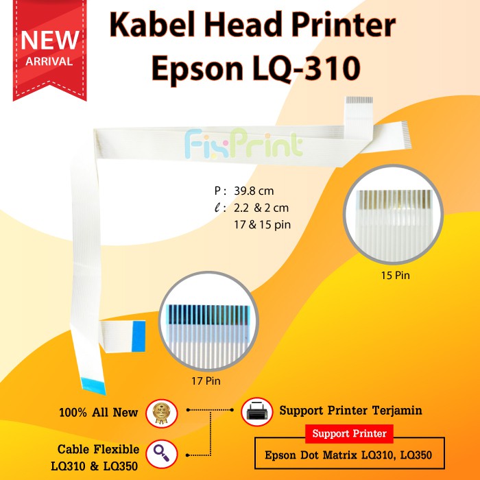 Kabel Print Head Epson LQ-310 LQ-350 Cable Flexible Printhead Printer LQ310 LQ350 LQ 310 350