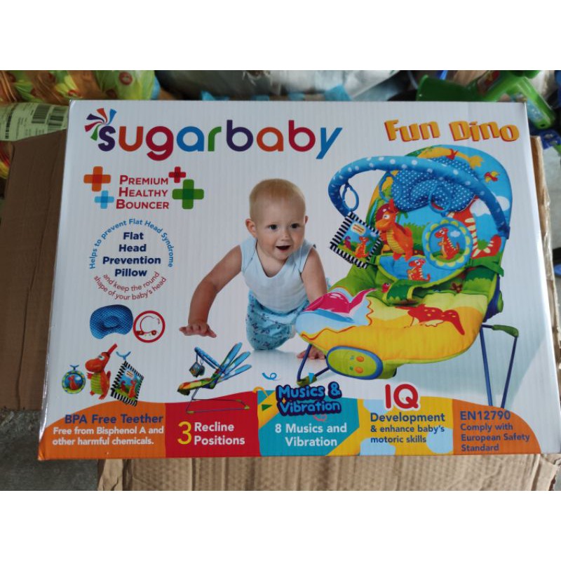 Spacebaby SugarBaby Bouncer Deluxe 1 Recline