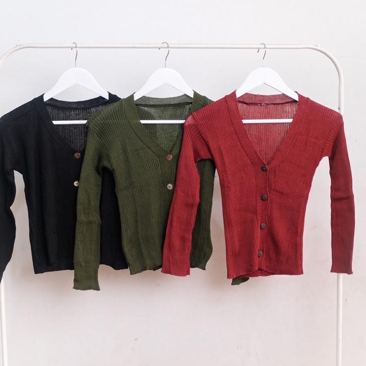 I45B Cardigan Rajut Crop Wanita / Cardigan Rajut / Outer Cardi / Outer Wanita muslim / Cardi / Rajut