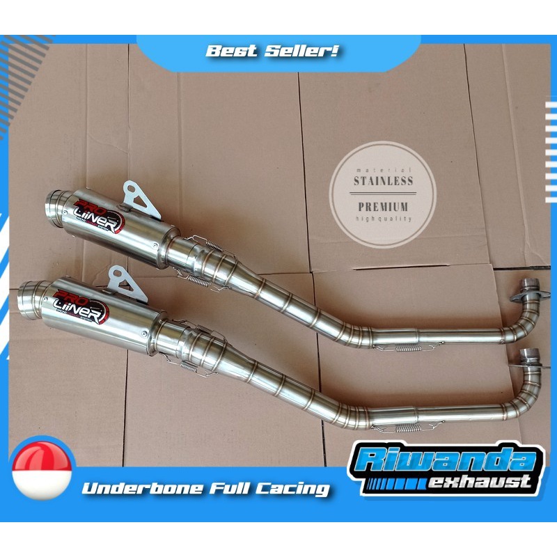 Knalpot Underbone Proliner / Knalpot Step Standar Jupiter z1 / Jupiter z / Vega r / Vega zr / Supra 