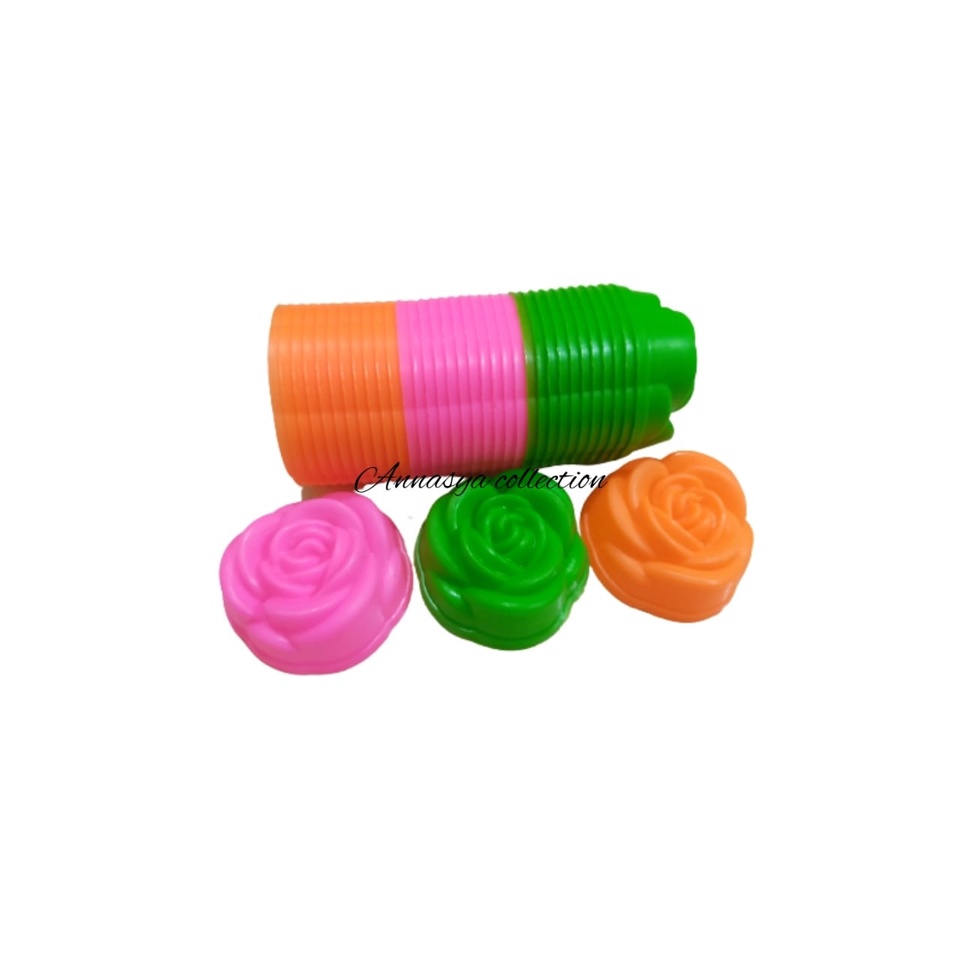 cetakan kue / puding mawar kecil