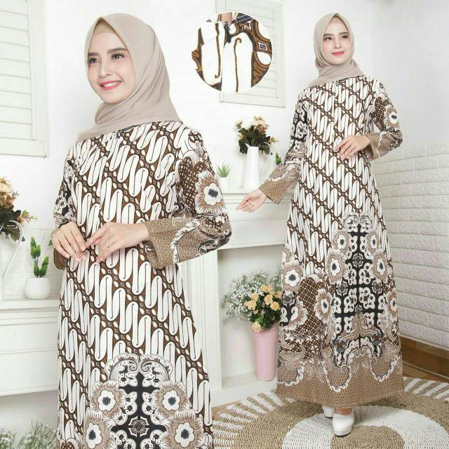 Maura Couple - Sania Ruffle Batik Couple ori Ndoro jowi DNT Garansi Termurah Shopee