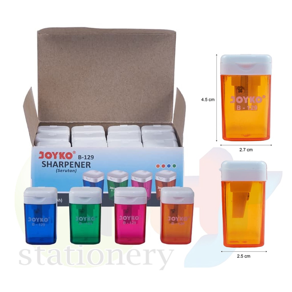 

Sharpener Rautan Serutan Joyko B-129 1 Box 12 Pcs