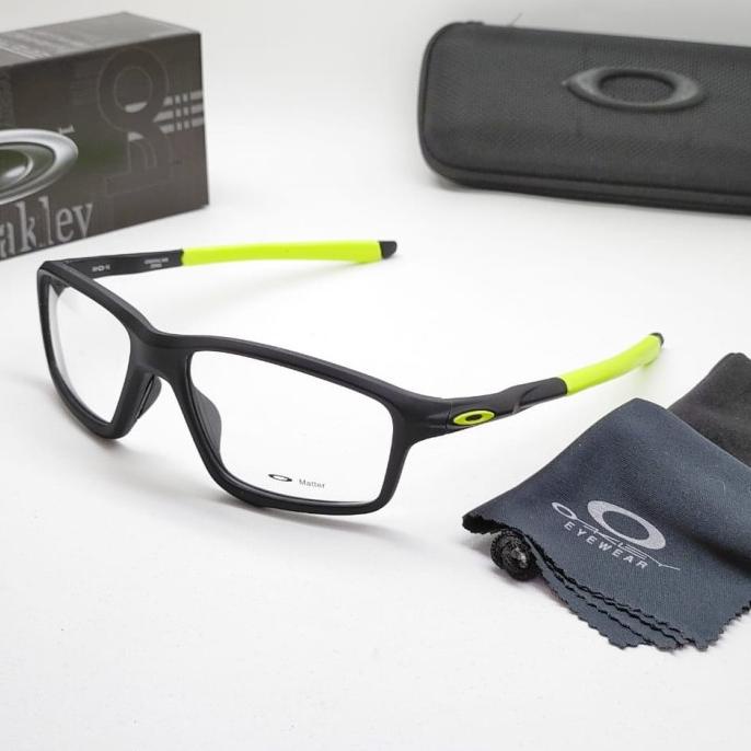 frame kacamata pria sporty oakley crosslink zero premium