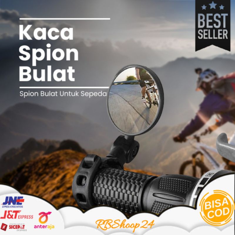 KACA SPION SEPION UNTUK SEPEDA KACA BULAT CEMBUNG SEPEDA SPION SEPEDA
