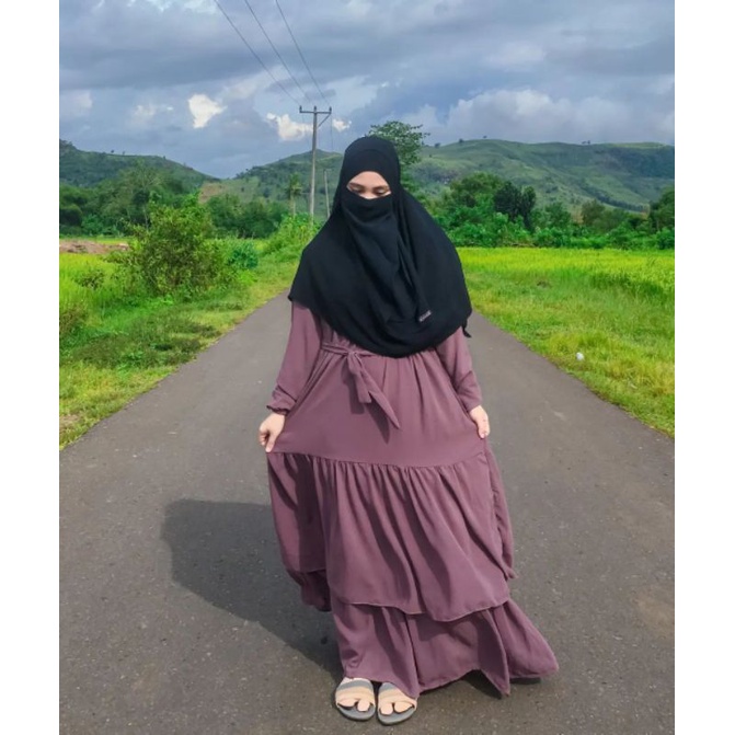 Gamis Ceruty Babydoll Malaysia Zapin Busui ya kakak