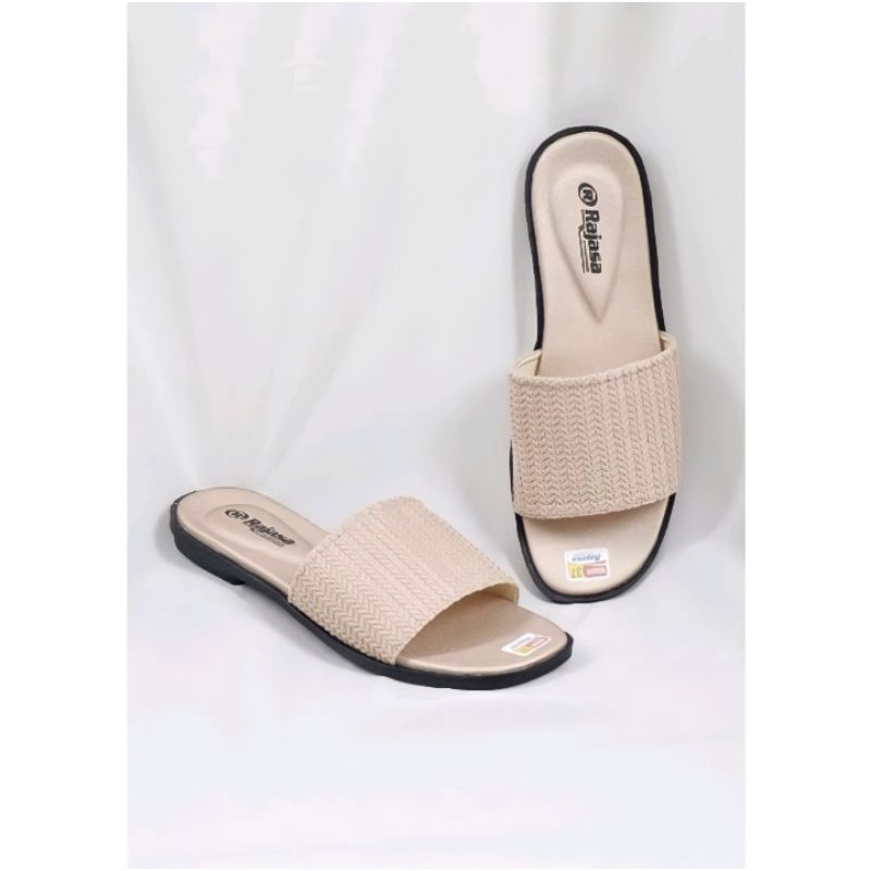 New Sandal wanita Rajut model slop ZARA HK-12