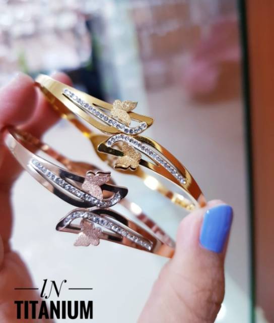 titanium gelang dan cincin 0806j