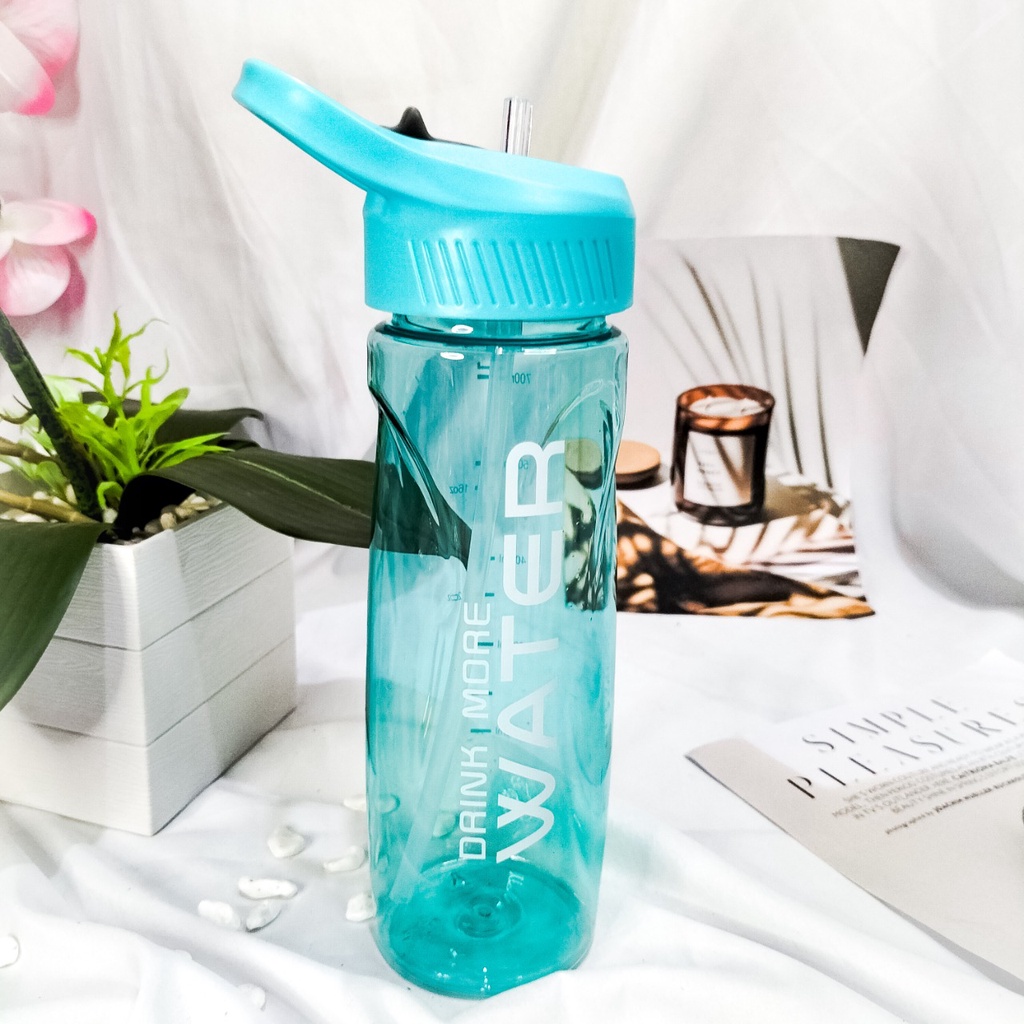 BEST SELLER!!! BPA FREE Free StickerBotol Minum DRINK MORE WATER