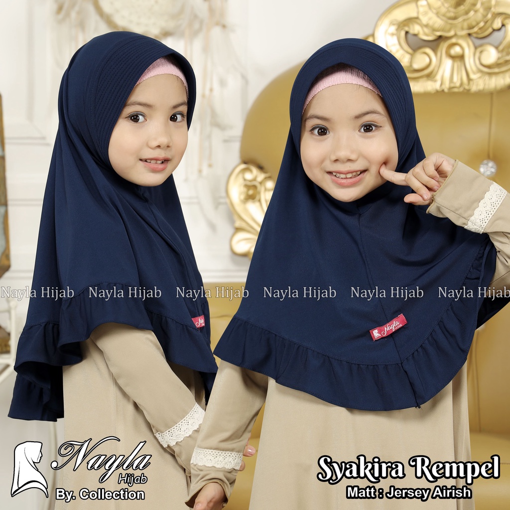 Kerudung Instan Anak Syakhira Rempel By Nayla Hijab Jilbab Anak Jersey Airis Termurah Nayla Hijab