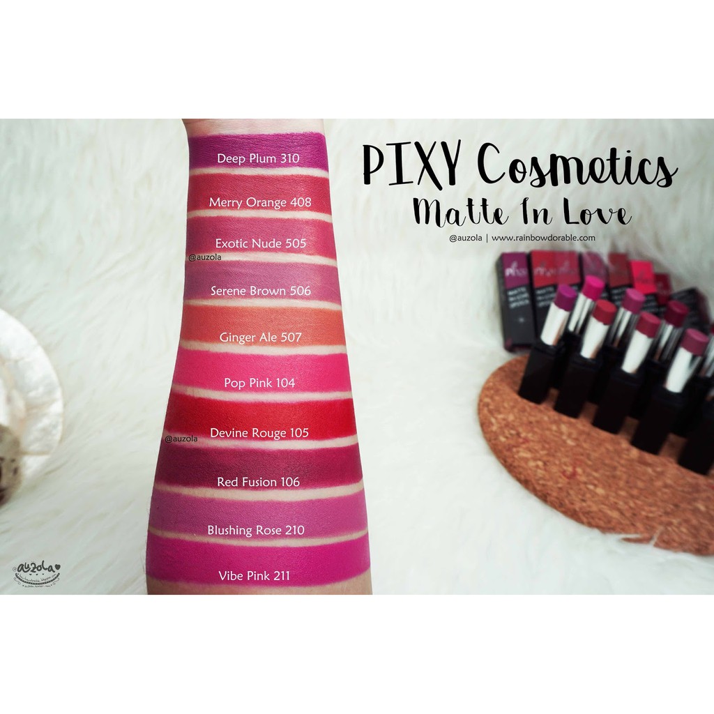 (BISA COD) Pixy Matte In Love Lipstick