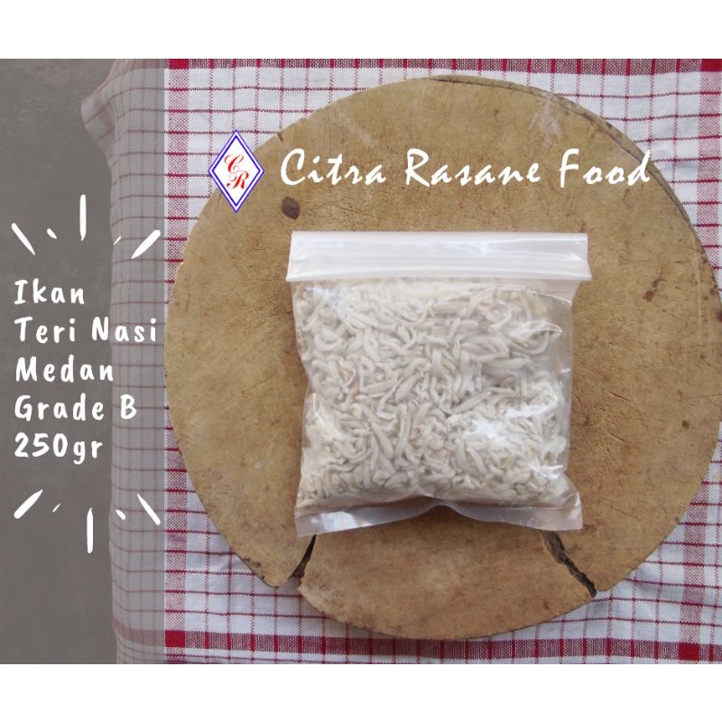 

Ikan Teri Nasi Medan Grade B 250gr