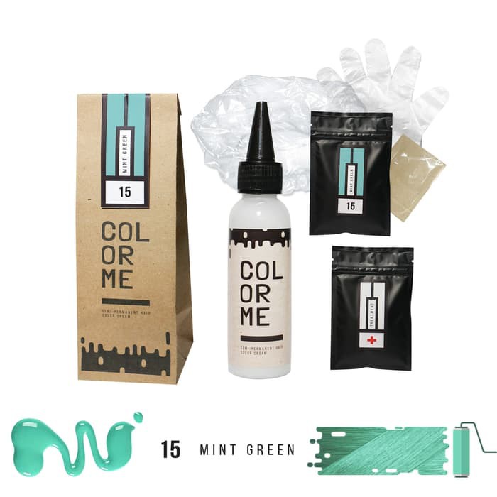 COLOR ME MINT GREEN hair color cream