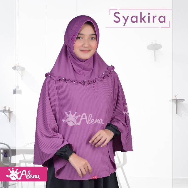Jilbab instan dewasa plisket Syakira by alena hijab