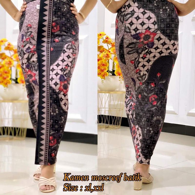 (bawahan saja) kamen jadi bali moscref motif batik/Kamen moscref streech