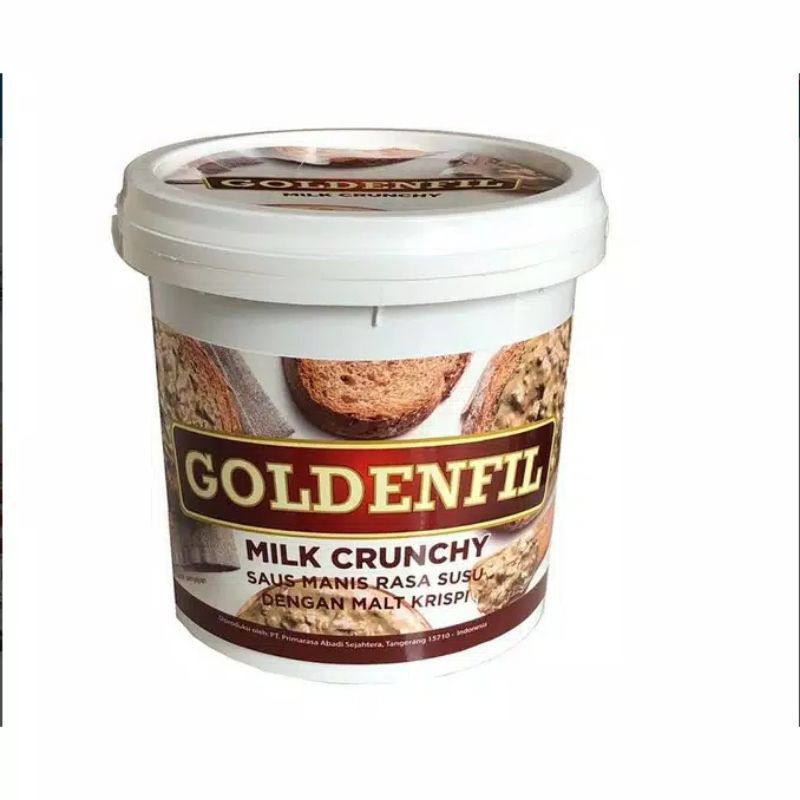 

Goldenfil Milk Crunchy kemasan ember (1 kg)