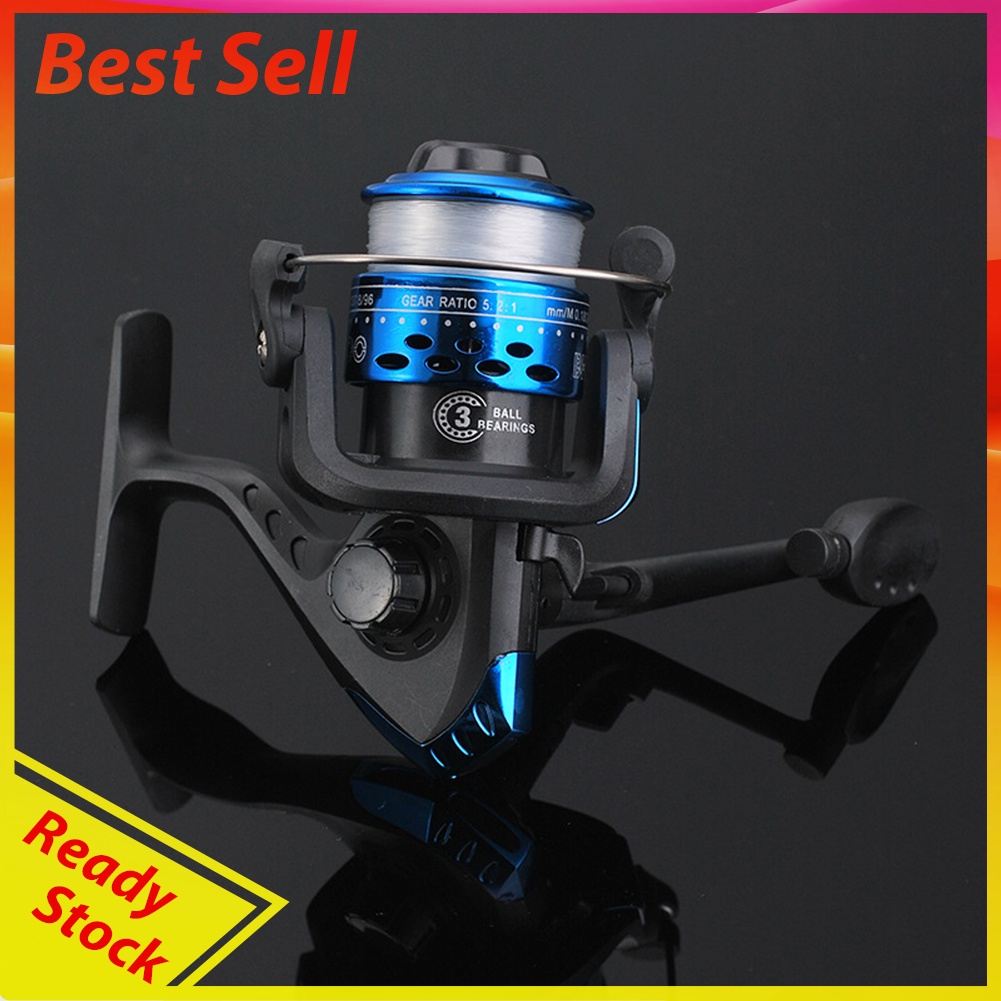 Spinning Reel 3BB Metal Spool Fishing Reel Gear Ratio 5.1/1 Sea Reel Tackle