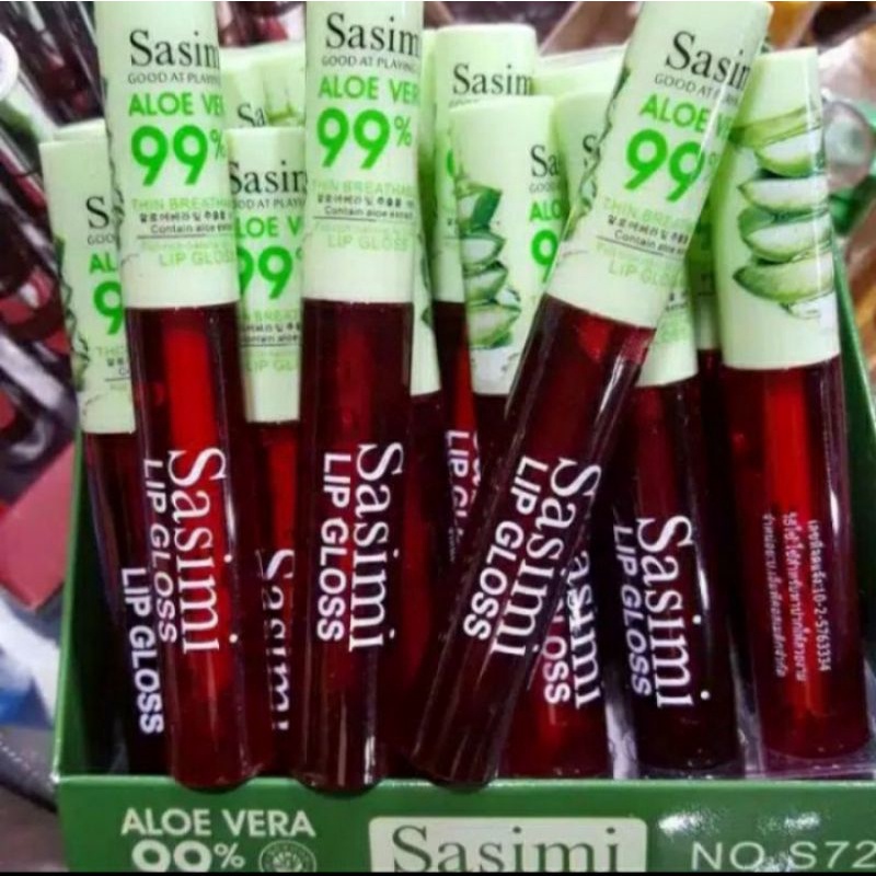 (PERBOK) LIPTINT SASIMI ALOEVERA ISI 24PCS // LIPTINT SASIMI // LIPTINT ALOEVERA SASIMI
