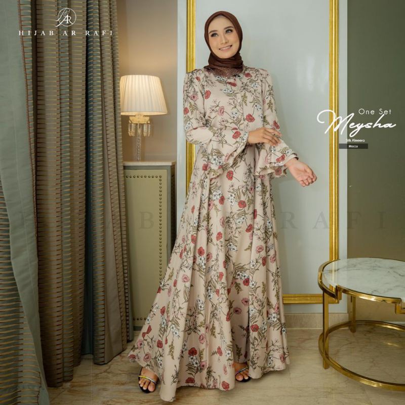 [COD]MESYSHA ONE SET DRESS MOTIF MEWAH BAJU/GAMIS MURAH/BY ARRAFI/GAMIS/GROSIR BAJU ORIGINAL/BRANDED