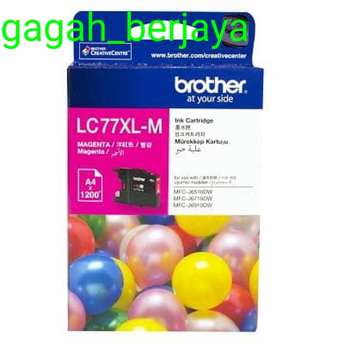 TINTA BROTHER LC-77 XL MAGENTA ORIGINAL