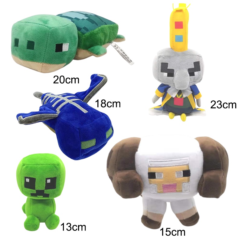 Minecraft Stuffed Animal Soft Plush ToyPixel Doll Children Gift Plushies Toy