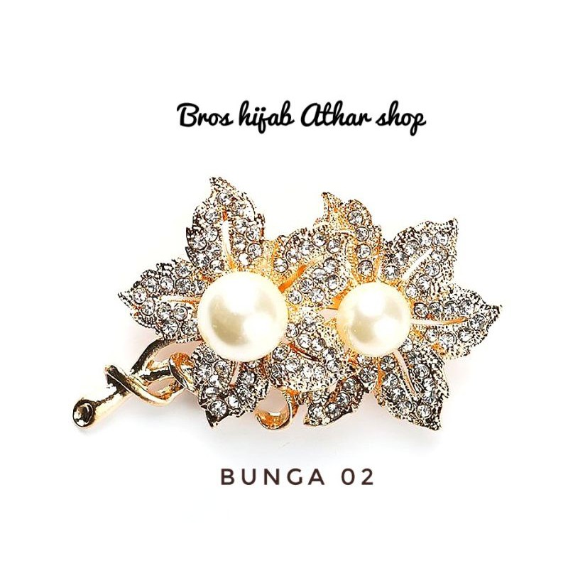 Bros import premium bros hijab athar shop bross dada bunga mutiara style korea