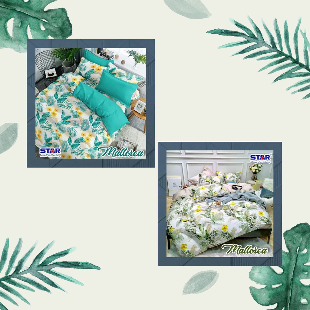 Sprei Homemade/ Bahan Star/ Sprei Murah/ Mallorca