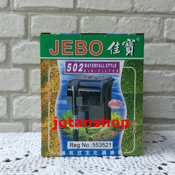 JEBO 502 jebo502 hanging filter gantung hang on aquarium aquascape