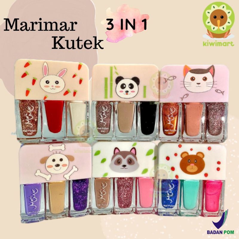 [ PER SET ISI 3PC ] KUTECK MARIMAR 3IN1 BPOM
